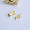 Picture of Pack of 12 x 3.5mm Gold Plated Bullet Connectors (12 x M + 12 x F)