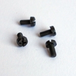 Picture of 4pcs 6mm M3 Nylon Screws - Black