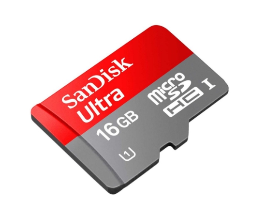 Picture of SanDisk Ultra microSDHC 16GB Class 10 Memory Card for Mobius ActionCam