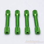 Picture of 4pcs 35mm M3 Aluminium Stepped Standoff - Green