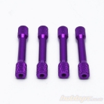 Picture of 4pcs 35mm M3 Aluminium Stepped Standoff - Purple