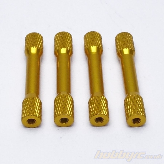 Picture of 4pcs 35mm M3 Aluminium Stepped Standoff - Gold