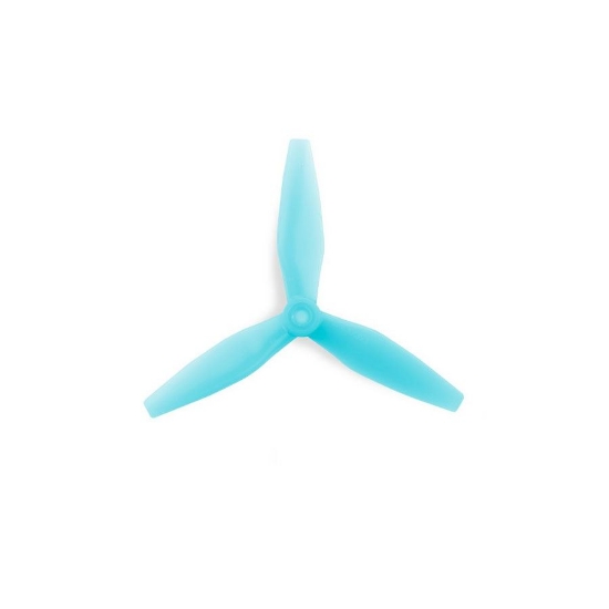 Picture of HQProp 5x4.5x3 V3 PC Tri-Blade Durable Propellers (2x CW + 2x CCW) - Light Blue