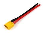 Picture of XT60 Male w/ 12AWG Silicone Wire 200mm