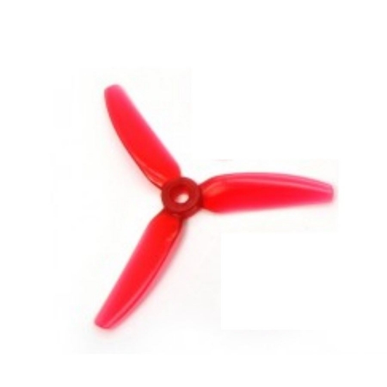 Picture of HQProp 4x4.3x3 V1S PC Tri-Blade Durable Propellers (2x CW + 2x CCW) - Light Red