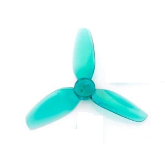 Picture of HQ Prop T2.5x3.5x3 PC Tri-Blade Propellers - Light Blue