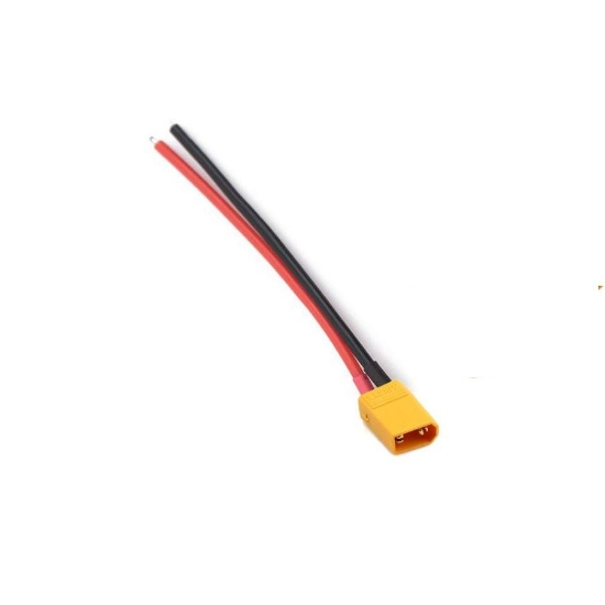 Picture of XT30 Male w/ 16AWG Silicone Wire 200mm