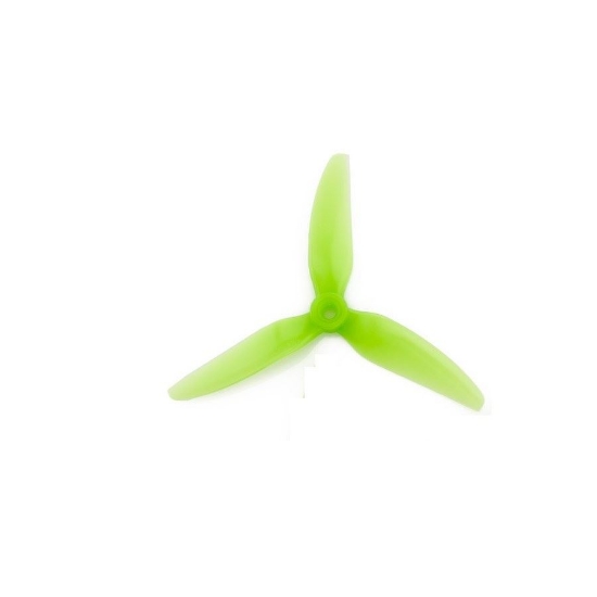 Picture of HQProp 5x4.5x3 V1S PC Tri-Blade Durable Propellers (2x CW + 2x CCW) - Light Green