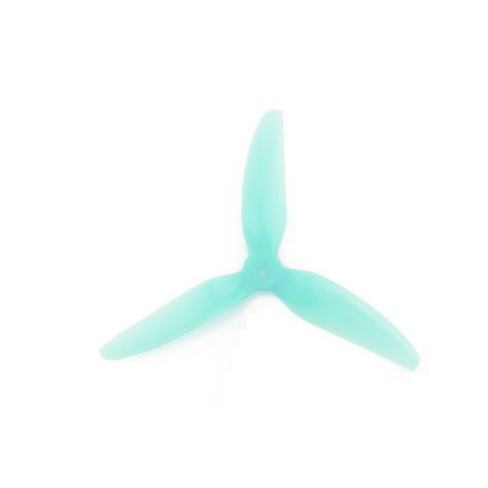 Picture of HQProp 5x4.5x3 V1S PC Tri-Blade Durable Propellers (2x CW + 2x CCW) - Light Blue
