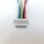 Picture of JST SH 6-pin Connectors (1.0mm pitch w/ 150mm wires)