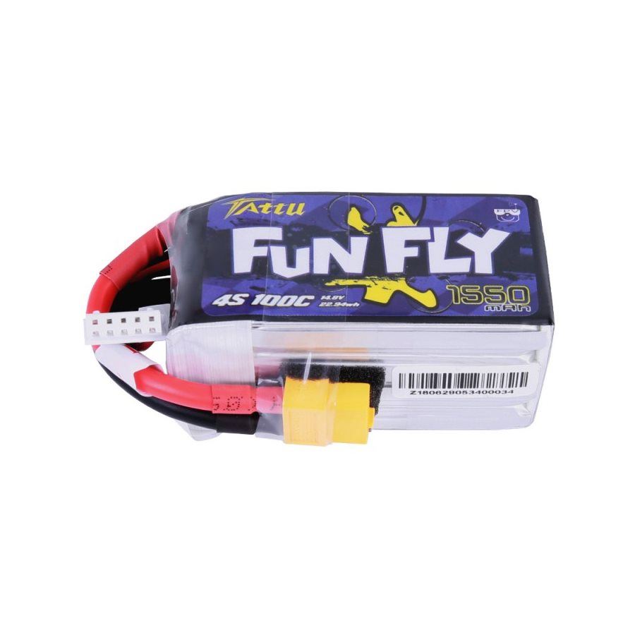 Tattu Funfly 1550mAh 4S 100C LiPo Battery | HobbyRC UK