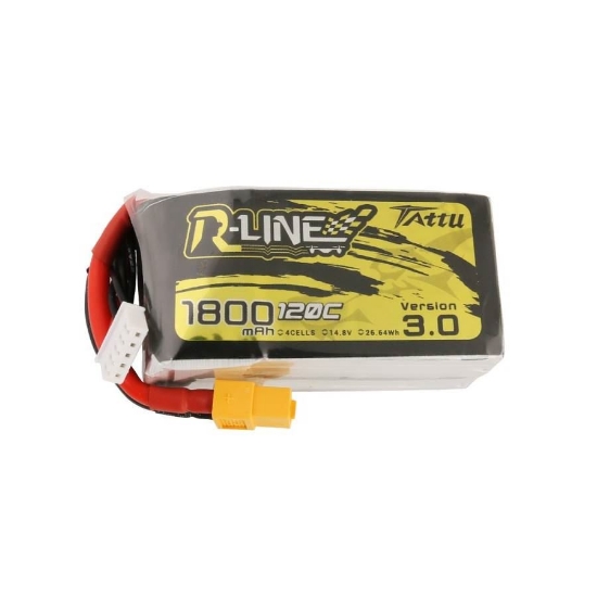 Picture of Tattu R-Line V3.0 1800mAh 4S 120C LiPo Battery