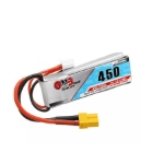 Picture of GNB 450mAh 2S 80C LiPo Battery Long Cell (XT30)