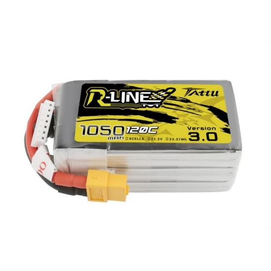 Picture of Tattu R-Line V3.0 1050mAh 6S 120C LiPo Battery