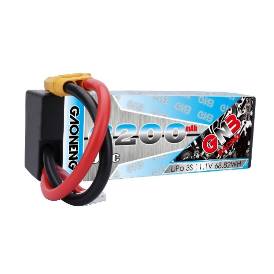 Picture of GNB 6200mAh 3S 90C Hardcase LiPo Battery (XT90)