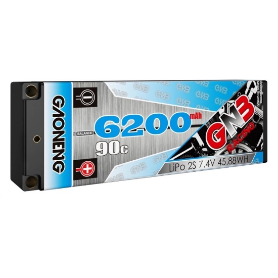 Picture of GNB 6200mAh 2S 90C Hardcase LiPo Battery (Deans)