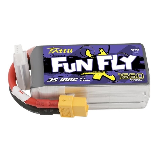 Picture of Tattu Funfly 1550mAh 3S 100C LiPo Battery