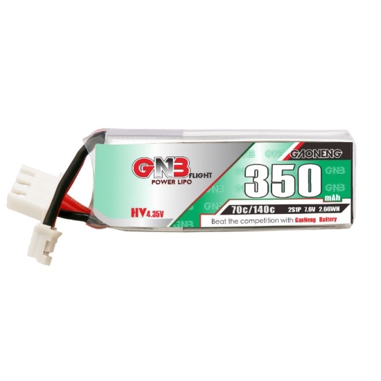 Picture of GNB 350mAh 2S 70C LiHV Battery (PH2.0 Cabled)