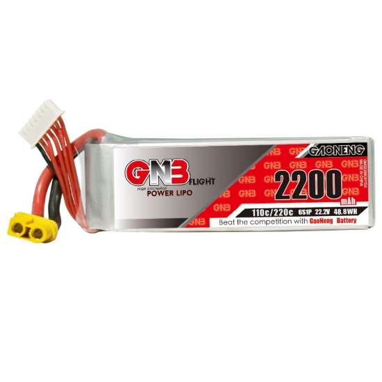 Picture of GNB 2200mAh 6S 110C LiPo Battery