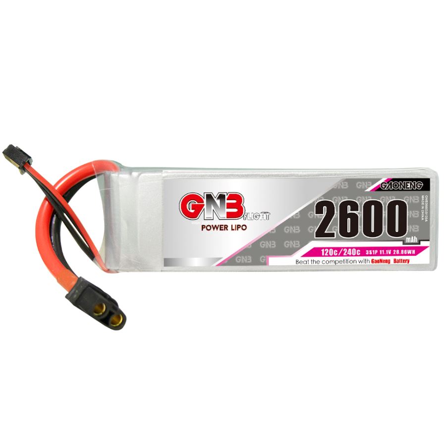 GNB 2600mAh 3S 120C LiPo Battery