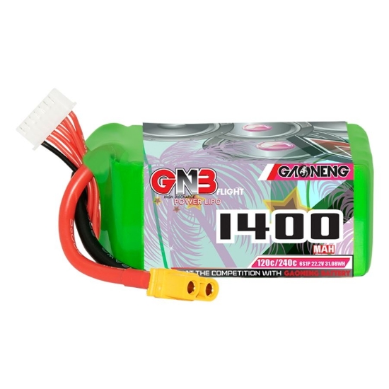 Picture of GNB 1400mAh 6S 120C LiPo Battery