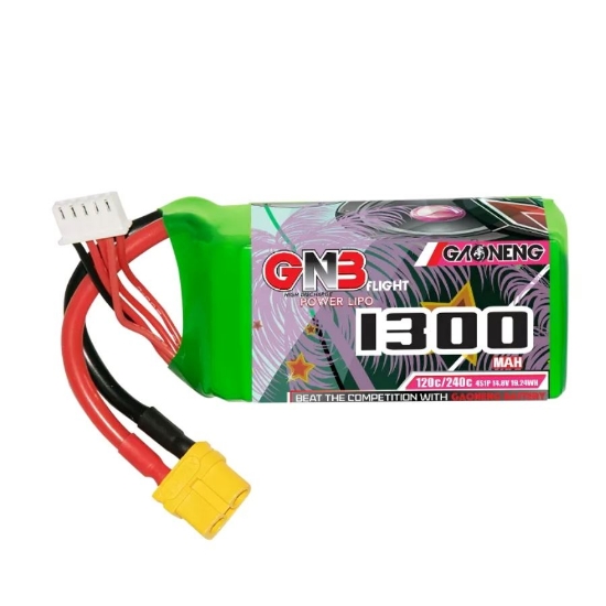 Picture of GNB 1300mAh 4S 120C LiPo Battery