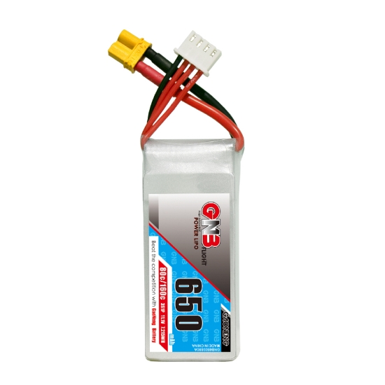 GNB 650mAh 3S 80C LiPo Battery (XT30)