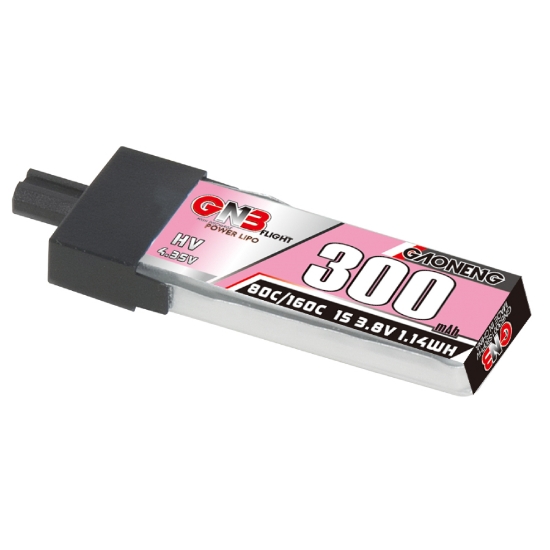 GNB 300mAh 1S 80C LiHV Battery (GNB27)