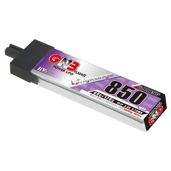 GNB 850mAh 1S 60C LiHV Battery (GNB27)