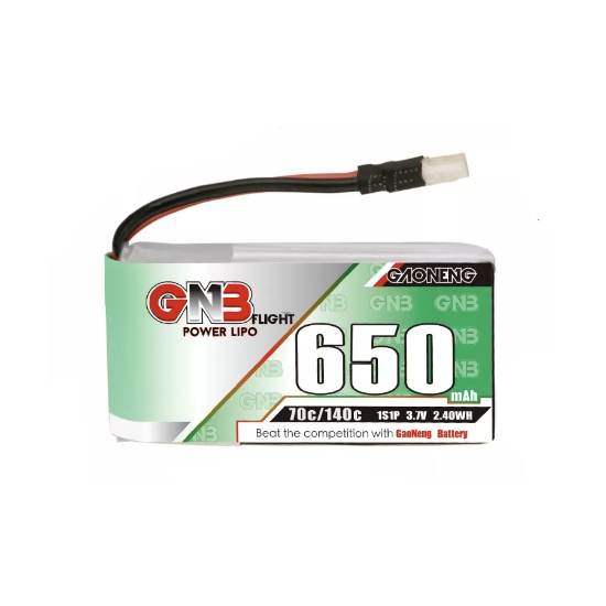 GNB 650mAh 1S 70C LiPo Battery (51005)
