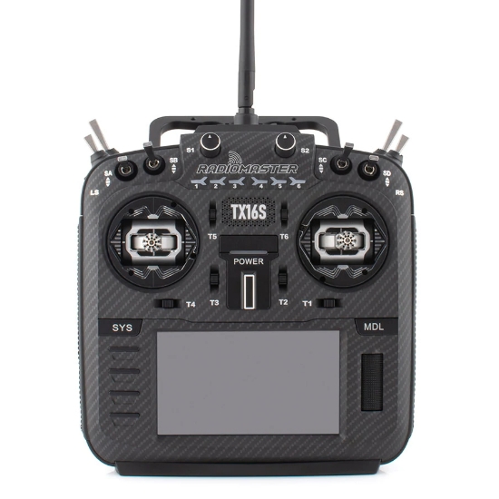 Radiomaster TX16S MKII MAX AG01 CNC Gimbal Transmitter (Black) (4in1)