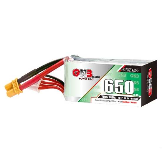 Picture of GNB 650mAh 4S 70C LiPo Battery (XT30)