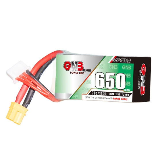 GNB 650mAh 3S 70C LiPo Battery (XT30)