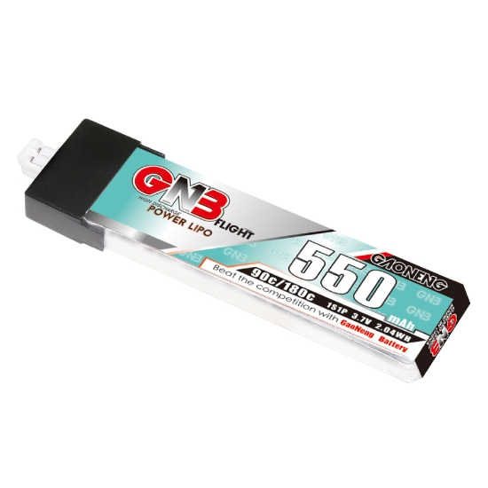 Picture of GNB 550mAh 1S 90C LiPo Battery (PH2.0)