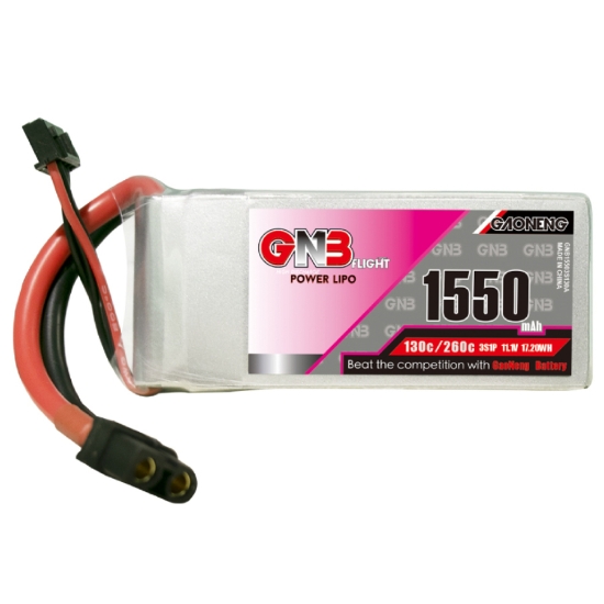 GNB 1550mAh 3S 130C LiPo Battery