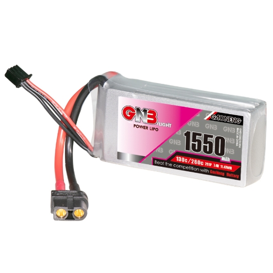 Picture of GNB 1550mAh 2S 130C LiPo Battery