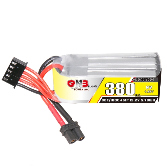 Picture of GNB 380mAh 4S 90C LiHV Battery (XT30)