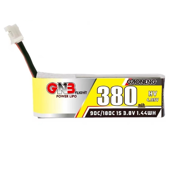 GNB 380mAh 1S 90C LiHV Battery (PH2.0 Cabled)