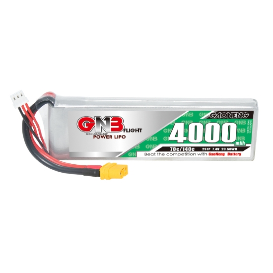 Picture of GNB 4000mAh 2S 70C LiPo Battery