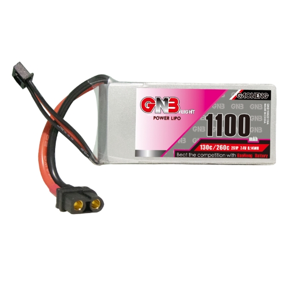 Picture of GNB 1100mAh 2S 130C LiPo Battery