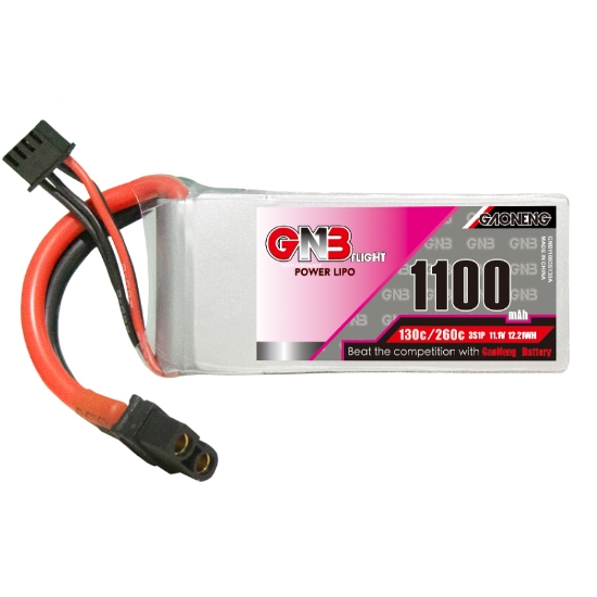 Picture of GNB 1100mAh 3S 130C LiPo Battery