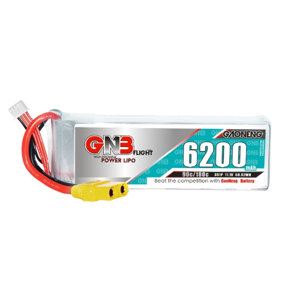 GNB 6200mAh 3S 90C LiPo Battery (XT90)