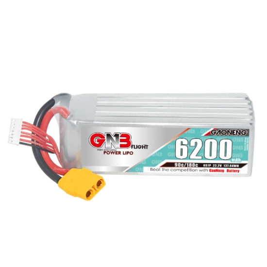 GNB 6200mAh 6S 90C LiPo Battery (XT90)