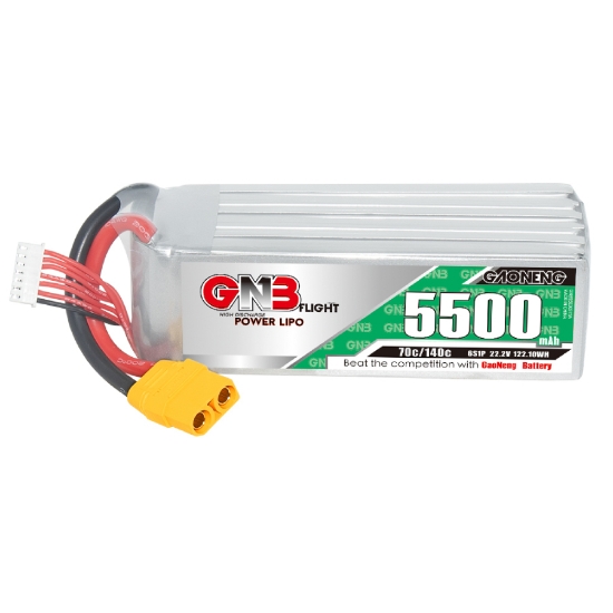 GNB 5500mAh 6S 70C LiPo Battery (XT90)