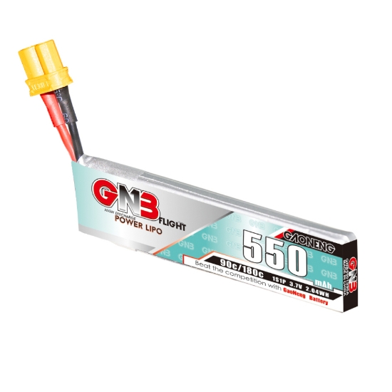 Picture of GNB 550mAh 1S 90C LiPo Battery (XT30)