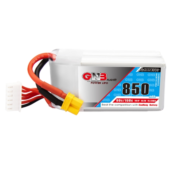 GNB 850mAh 5S 80C LiPo Battery (XT30)