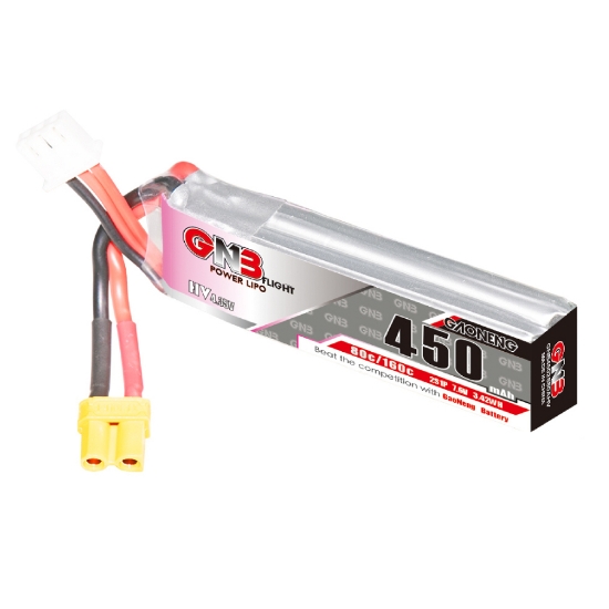 GNB 450mAh 2S 80C LiHV Battery (XT30)