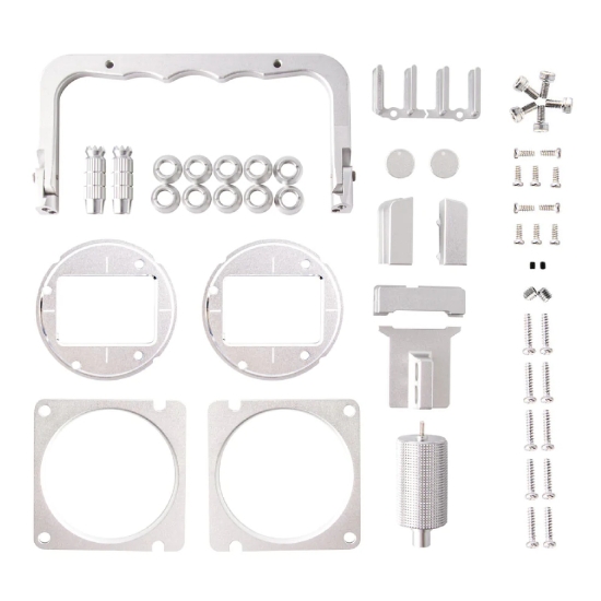 Radiomaster TX16S MK2 CNC Upgrade Parts (Silver)