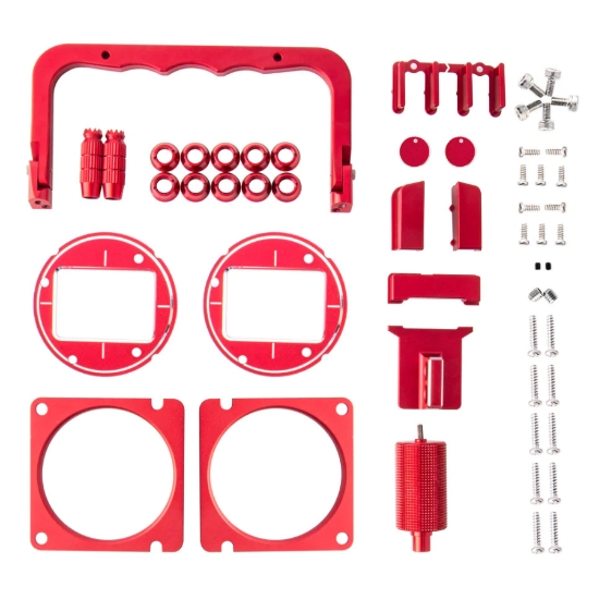 Radiomaster TX16S MK2 CNC Upgrade Parts (Red)