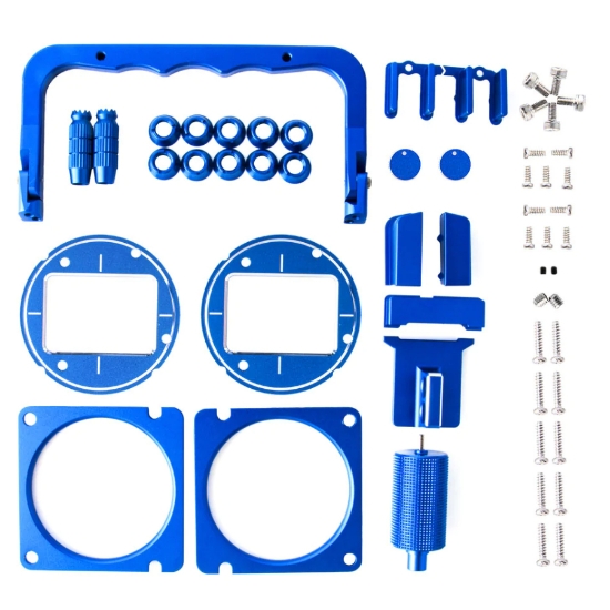 Radiomaster TX16S MK2 CNC Upgrade Parts (Blue)